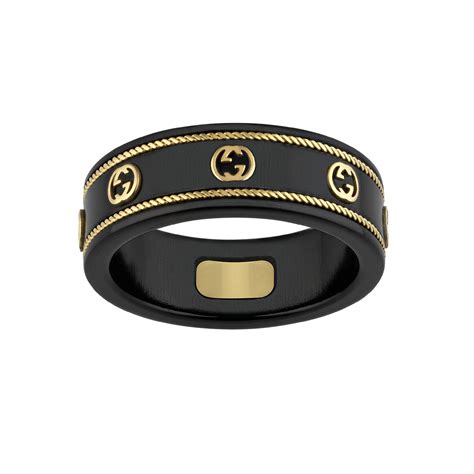 gucci ring tradesy|gold plated Gucci trademark ring.